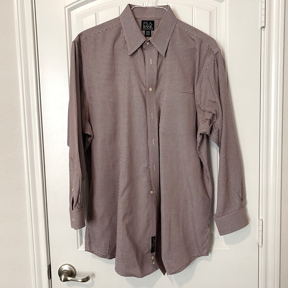 Maroon Jos. A. Bank Men’s Dress Shirt